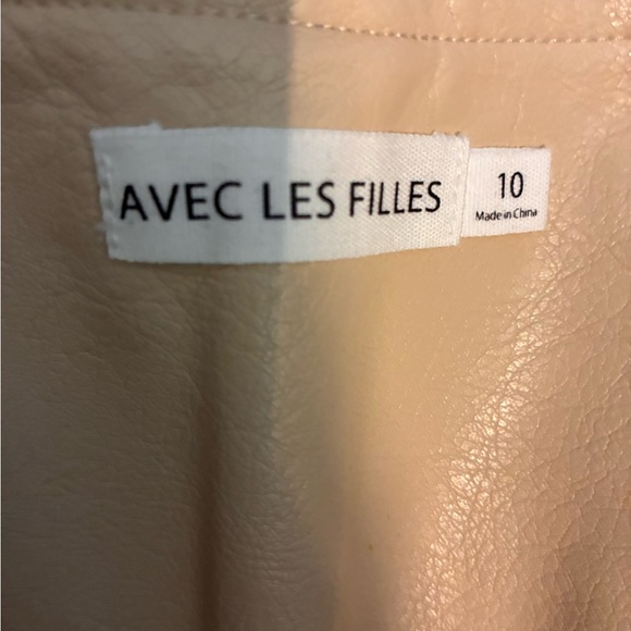 Avec Les Filles Cream Wide Leg Pants NEW with TAGS - Picture 2 of 5